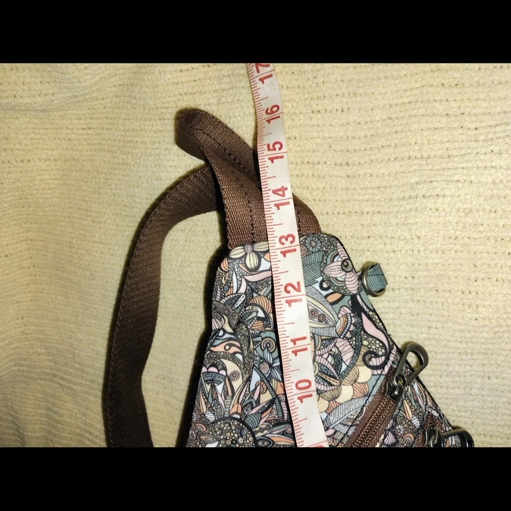 Sakroots Multicolor Sling Bag with Brown Accents - Picture 7 of 7